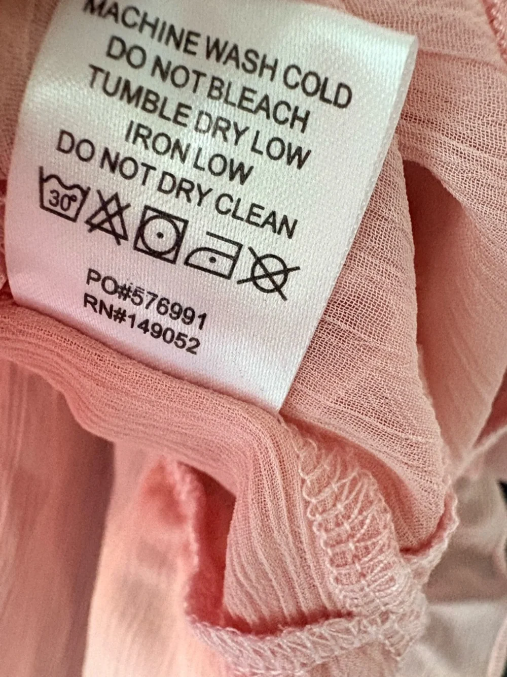 Fashion Nova Pink Crinkled Ruffle Top Size XS - Picture 8 of 8